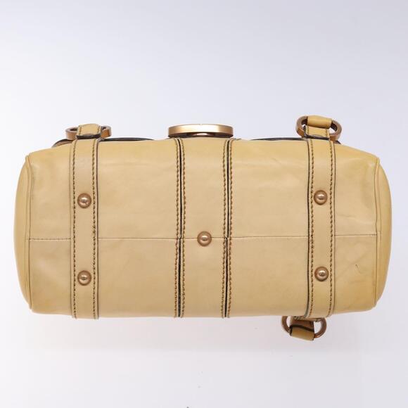 GUCCI Hand Bag Leather Beige - Picture 9 of 16